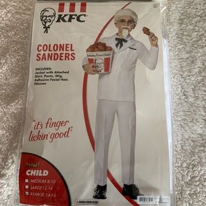 Kids KFC Colonel Sanders Halloween costume